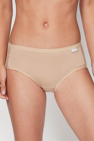 Shorty en coton biologique - Beige