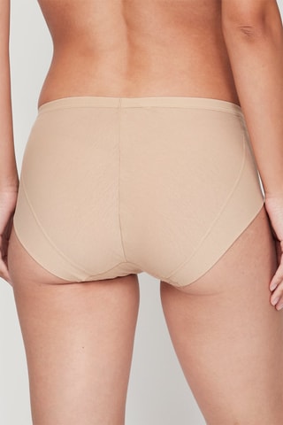 Shorty en coton biologique - Beige