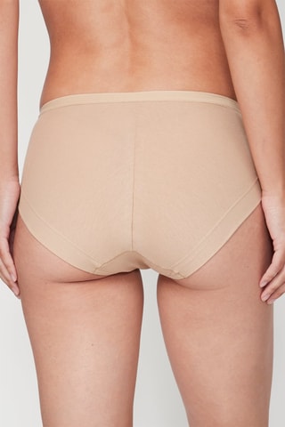 Shorty en coton biologique - Beige