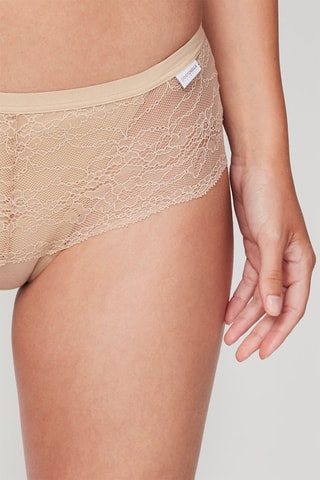 Shorty en coton biologique - Beige
