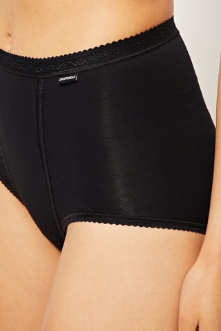 Slip Hoge Taille Zwart