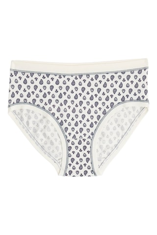 3 culottes - Blanc et bleu