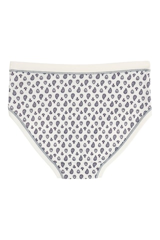 3 culottes - Blanc et bleu