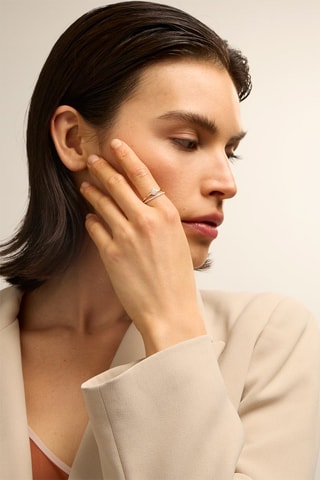 Bague - Or jaune 18 carats et diamants