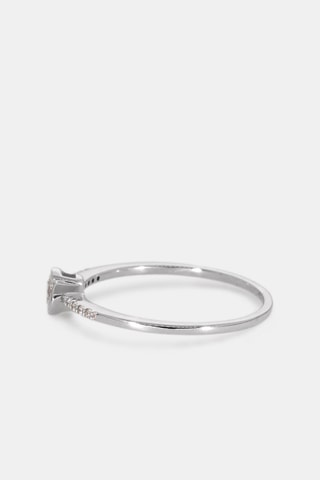 Bague - Or blanc 18 carats et diamants