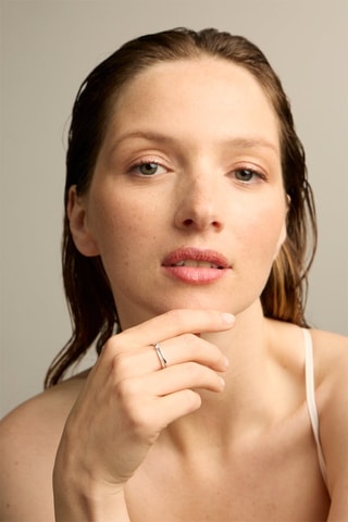 Bague - Or blanc 18 carats et diamants