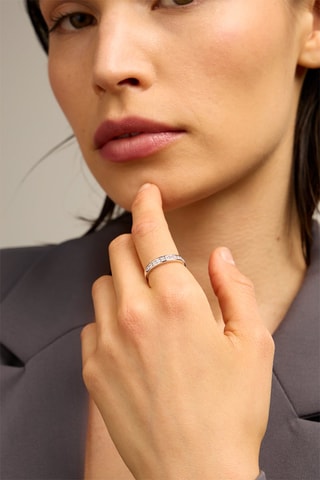 Bague - Or blanc 18 carats