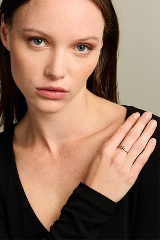 Bague - Or jaune et diamant