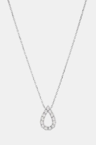 Collier - Or blanc 18 carats et diamants