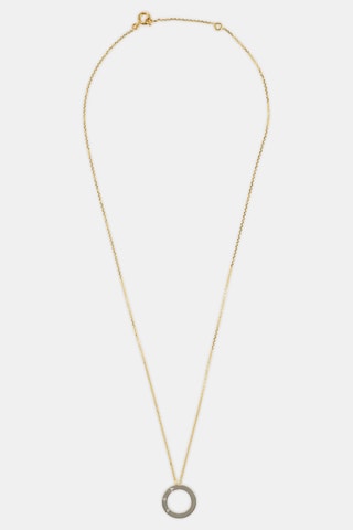 Collier - Or jaune 18 carats, Or blanc 18 carats et diamants