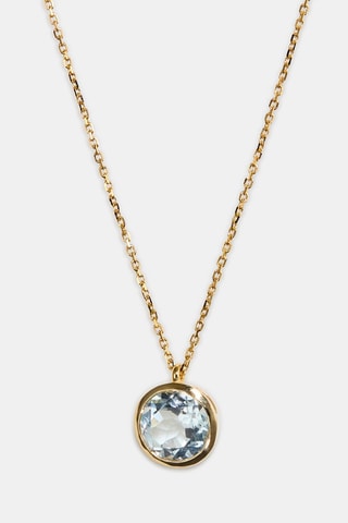 Collier - Or jaune 18 carats et topaze