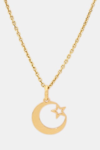 Pendentif Lune - Or jaune
