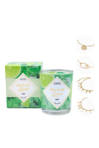 Bougie parfumée et bracelet  Mojito