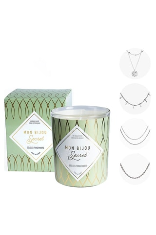 Bougie parfumée et collier Sous les frangipaniers