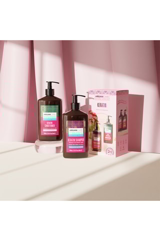 Coffret reparador com queratina 2 produtos