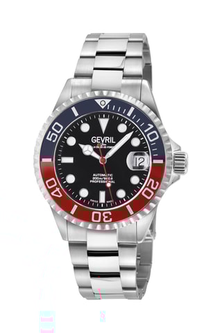 Montre automatique en acier Sellita SW200 - Argenté et blanc