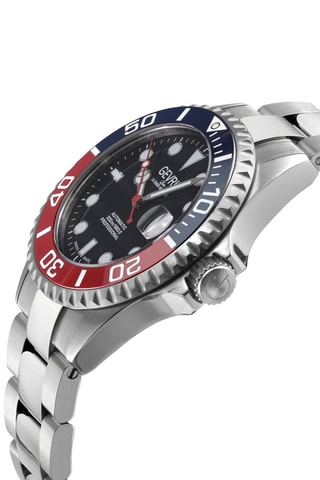 Montre automatique en acier Sellita SW200 - Argenté et blanc