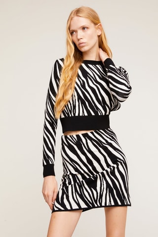 Camisola curta - Preto