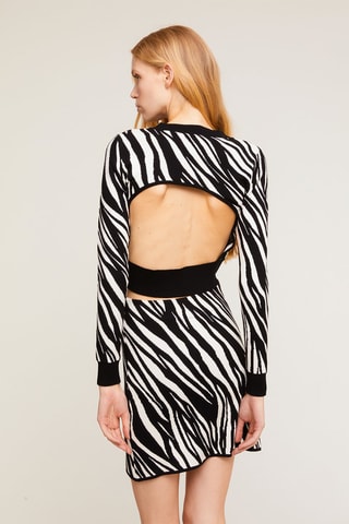 Camisola curta - Preto