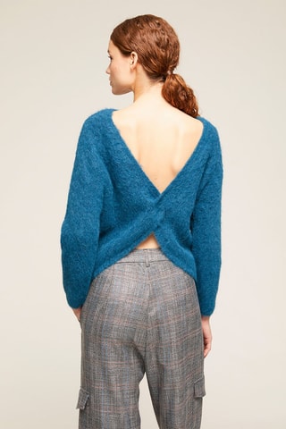 Camisola em alpaca - Azul