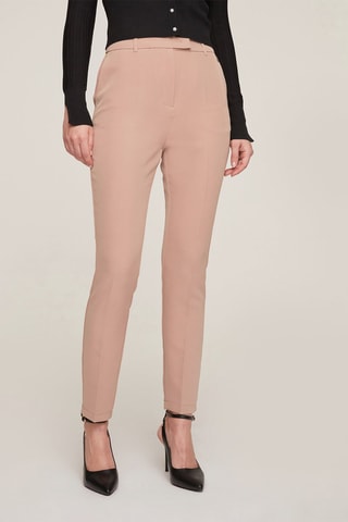 Calças slim Rosa