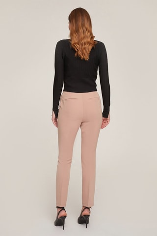Calças slim Rosa