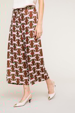 Pantalon palazzo - Marron