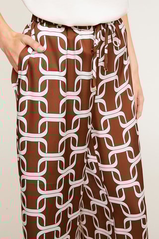 Pantalon palazzo - Marron