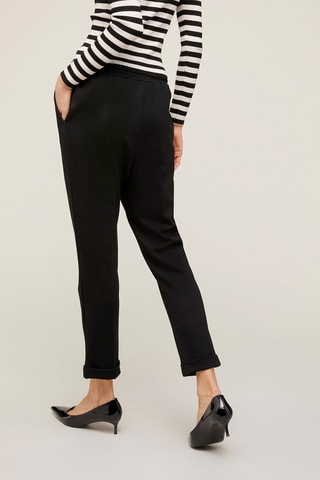Calças corte cigarro - Preto