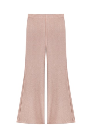 Calças flare - Rosa