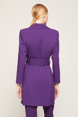 Casaco comprido - Violeta