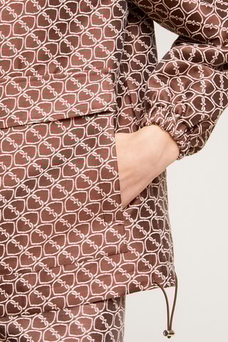 Casaco com capuz - Castanho