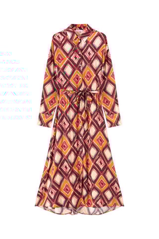 Blouse-jurk - Koraalrood