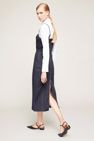 Rechte Spijkerjurk - Blauw