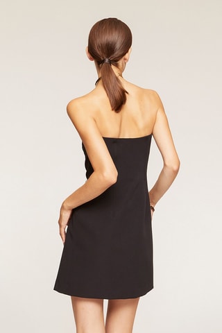 Strapless Jurk - Zwart