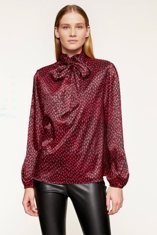 Blusa Preto e vermelho