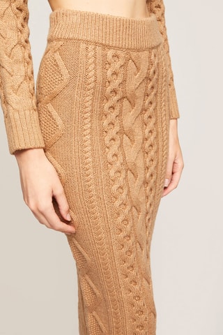 Jupe fourreau - Camel