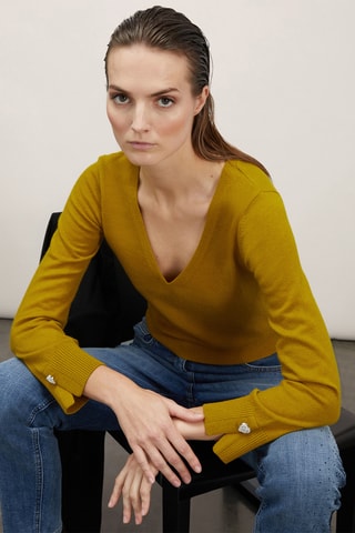 Camisola de lã - Verde