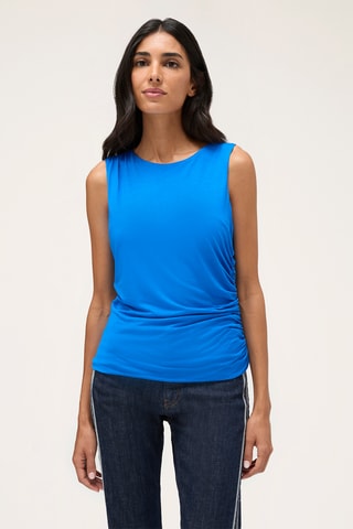Top sem mangas - Azul