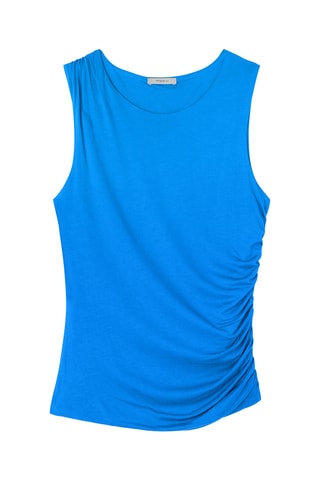 Top sem mangas - Azul