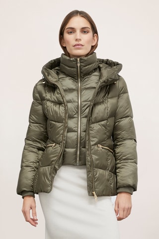 Blusão com capuz - Caqui