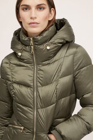 Blusão com capuz - Caqui