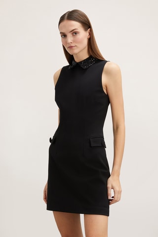 Nauwaansluitende Jurk - Zwart