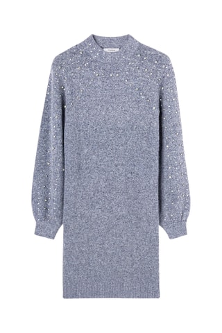 Robe pull - Bleu gris