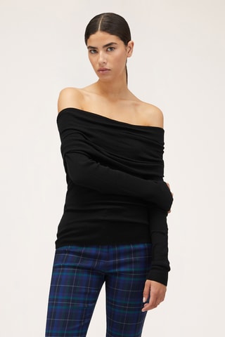 Camisola de lã - Preto