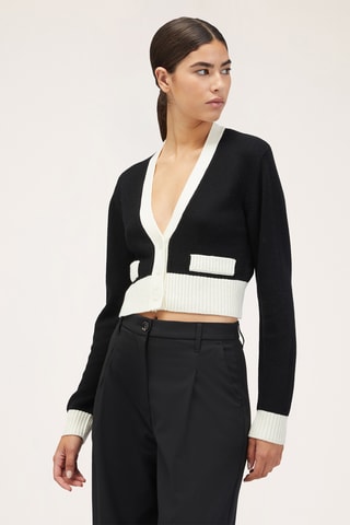 Casaco em lã - Preto