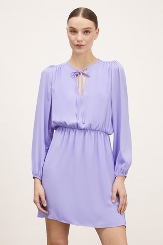 Rechte Jurk - Lavendelpaars