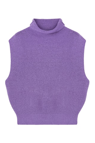 Camisola sem mangas - Violeta
