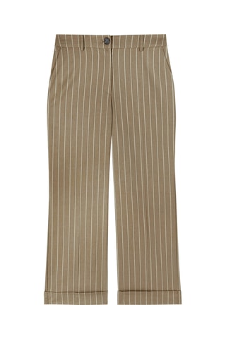 Calças flare 7/8 - Caqui