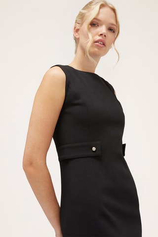 Nauwaansluitende Jurk - Zwart